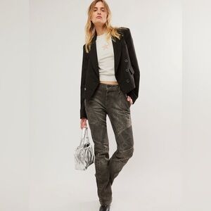 Free People Vector Moto Flare Jeans